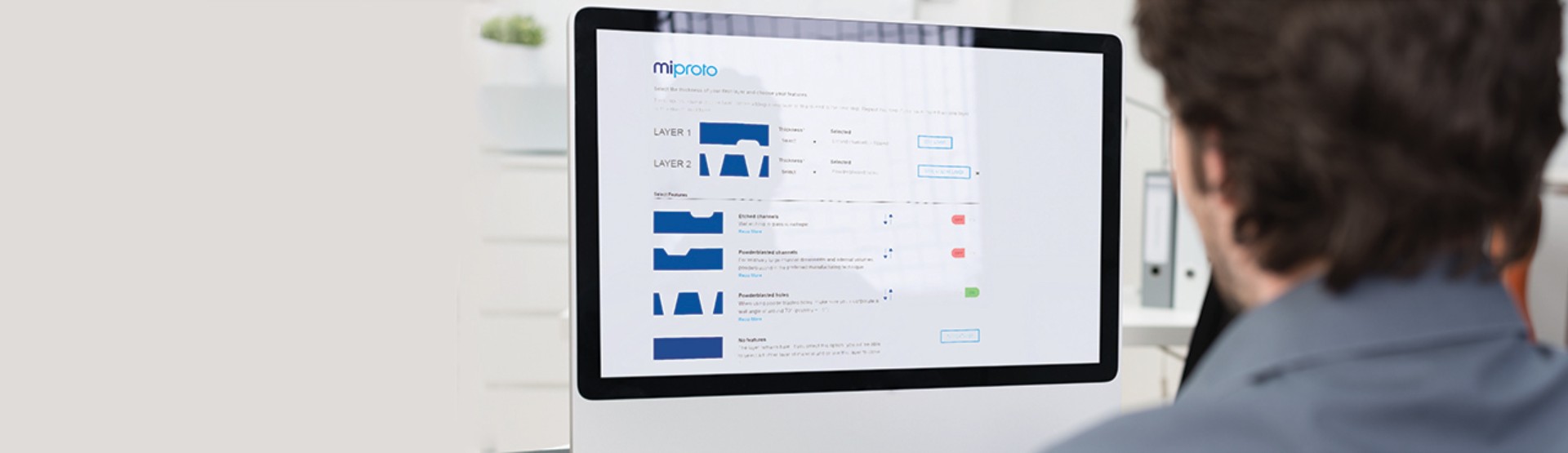 Prototyping, online tool in Micronit's web store