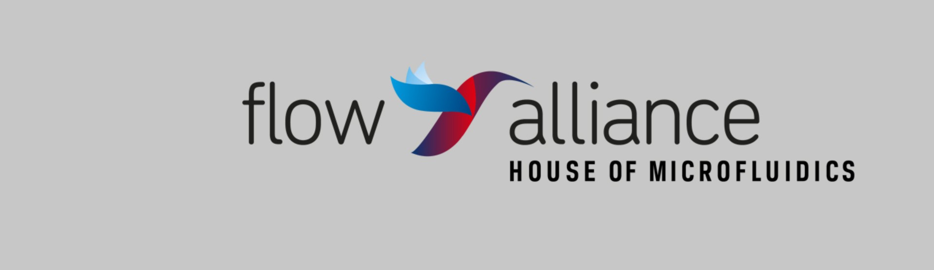 Logo of the Flow Alliance, House of microfluidics