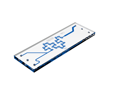 Teardrop micromixer - fully transparent